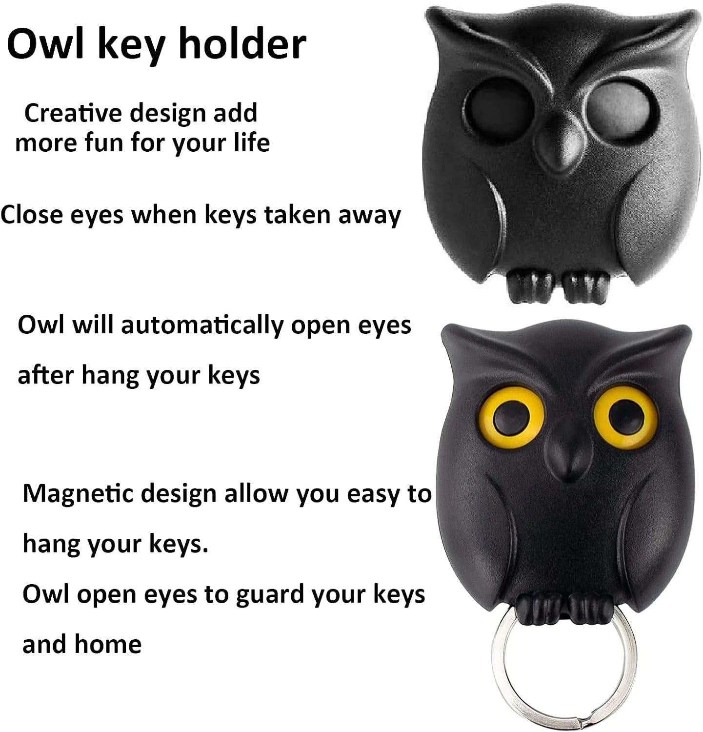 Magnetic Owl Key Chain Holder