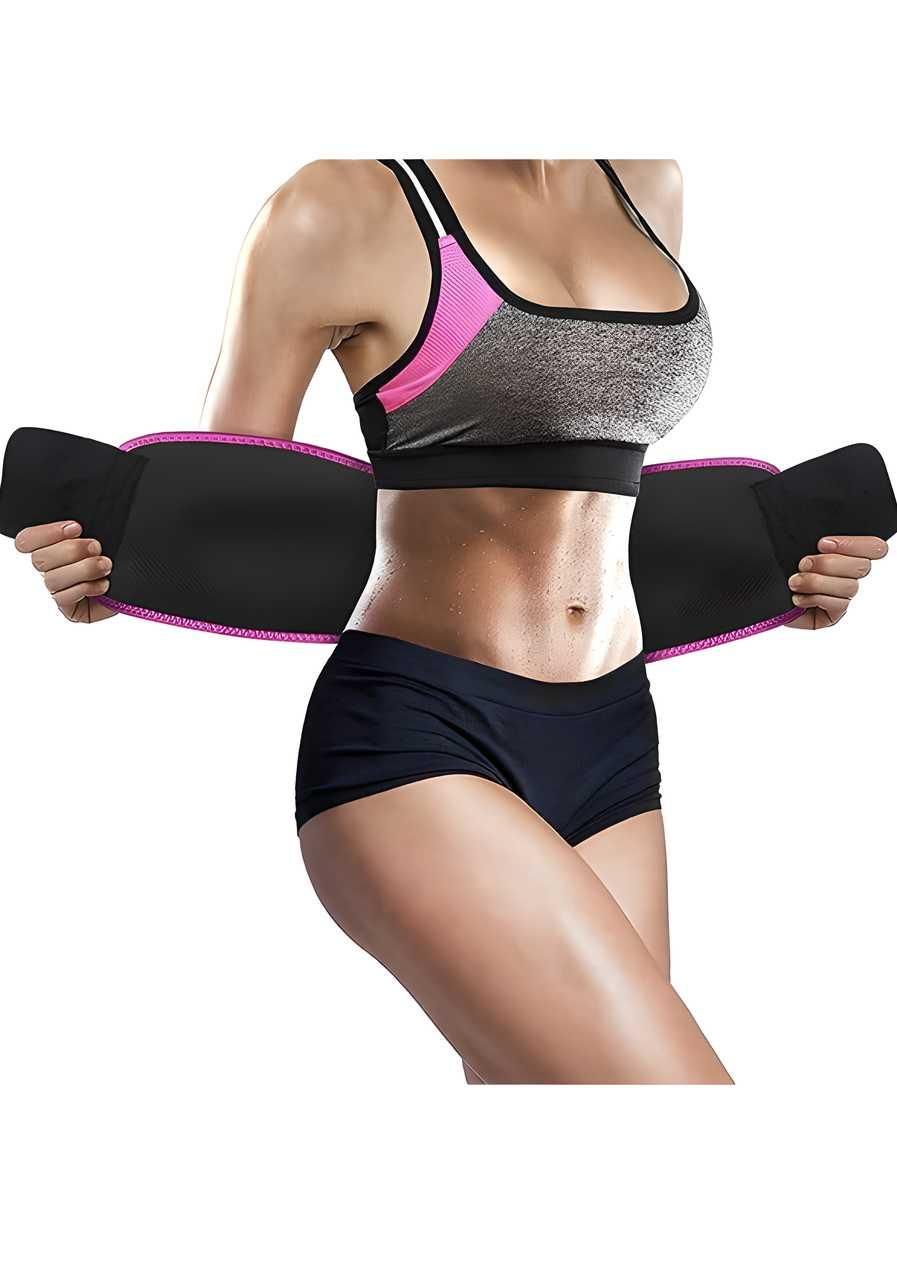 GiftArc Adjustable Waist Trimmer Belt for Intense Core Sweat, Support & Home Workouts