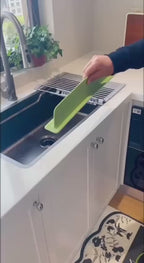 GiftArc Silicone Splash Guard 30 × 15 × 10 cm | Buy 1 Get 1 Free | Sink Water Splash Protector with Strong Suction | Oil & Water Proof